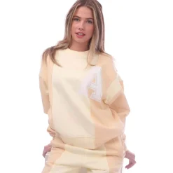 Ambush Varsity Crewneck Sweatshirt in Off White