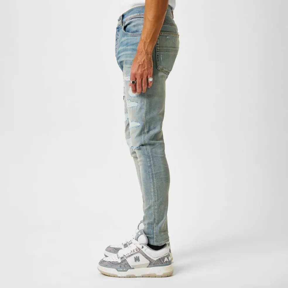 Amiri Hollywood Thrasher Jeans in Blue