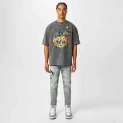 Amiri Hollywood Thrasher Jeans in Blue