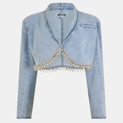 Amylynn Emblsh Dn jk in Blue