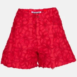 Amylynn Flral Shorts in Red
