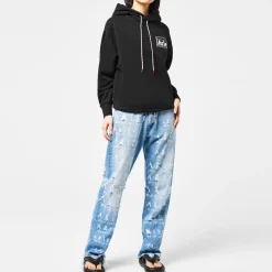 Aries Temple Hoodie in Black