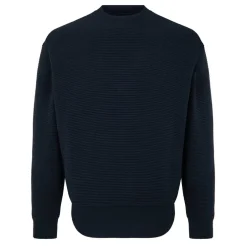 Armani Exchange Crew Neck Regular Fit Pullover in Blue