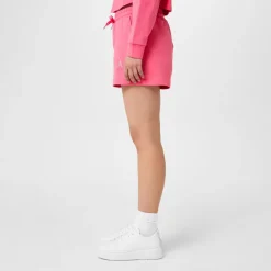 Armani Exchange Dia Lgo Fleece Sweat Shorts in Pink