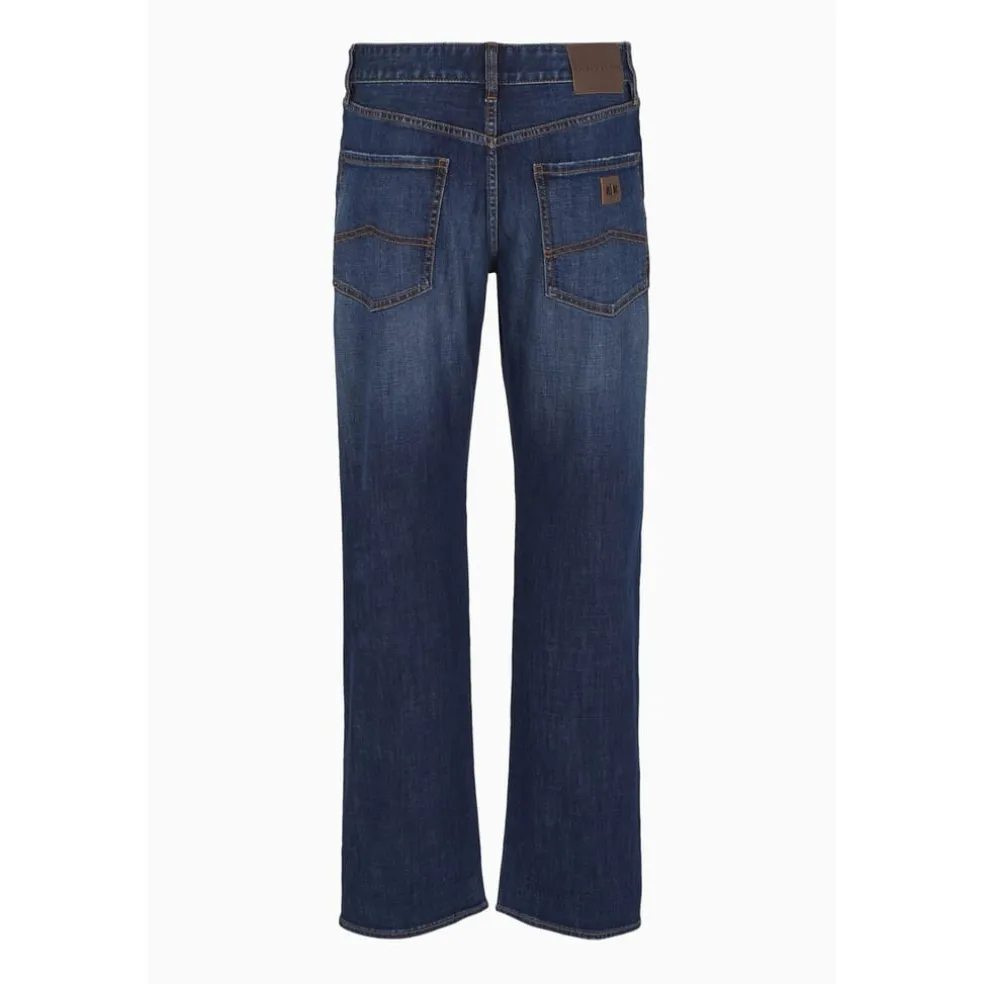 Armani Exchange Exchange 5 Pockets Pant in Blue