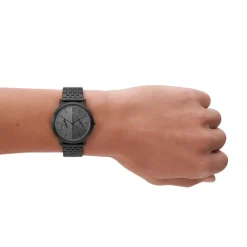 Armani Exchange Exchange Two Hand Stainless Steel Watch in Black