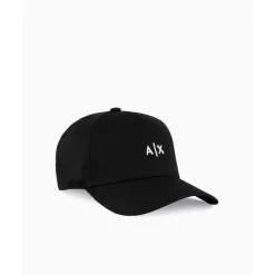 Armani Exchange Exchange Baseball Hat in Black