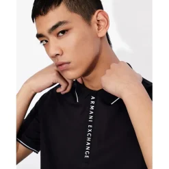 Armani Exchange Exchange Polo in Black