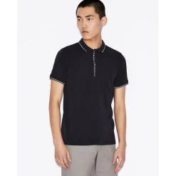 Armani Exchange Exchange Polo in Black