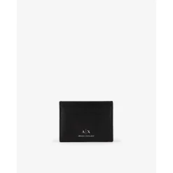 Armani Exchange Logo Cardholder in Black