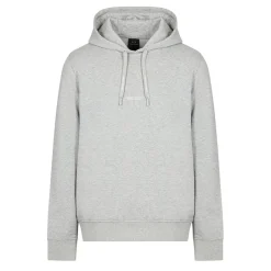 Armani Exchange Logo Hoodie in Grey