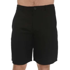 Armani Exchange Mens Linen Rayon Twill Shorts in Black