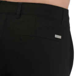 Armani Exchange Mens Linen Rayon Twill Shorts in Black