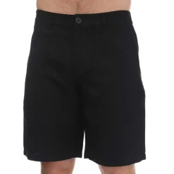 Armani Exchange Mens Linen Rayon Twill Shorts in Navy