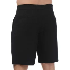 Armani Exchange Mens Linen Rayon Twill Shorts in Navy