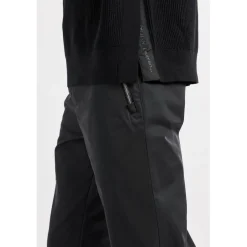 Armani Exchange Rib Knit Mock Neck Regular Fit Sweater in Black