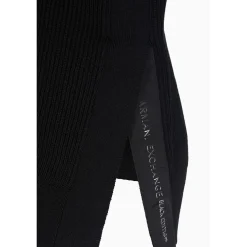 Armani Exchange Rib Knit Mock Neck Regular Fit Sweater in Black