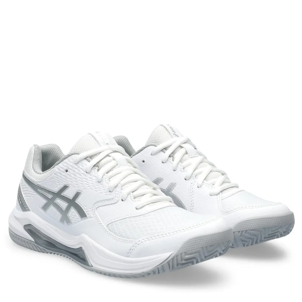Asics Dedicate 8 Low Top Tennis Sneakers in White