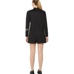 Asics Icon 4 Inch Running Shorts with Curved Hem in Black