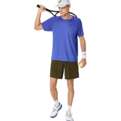 Asics Mens Match Actibreeze T-Shirt in Blue