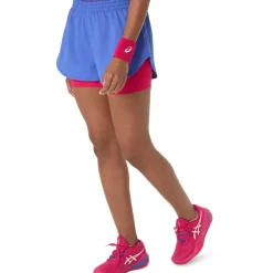 Asics Womens Match Shorts in Blue