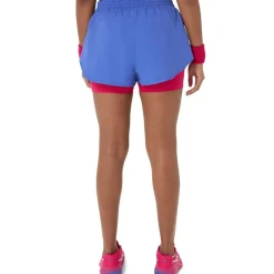 Asics Womens Match Shorts in Blue