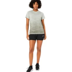 Asics Womens Road 2 N 1 3.5in Short Running in Black