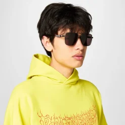 Balenciaga Aviator Sunglasses in Black