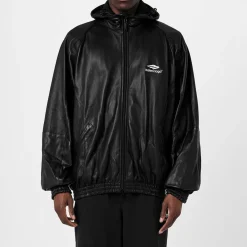 Balenciaga Bal Tracksuit Jacket in Black
