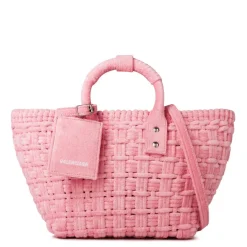 Balenciaga Bistro Basket Xs Tote Bag in Pink