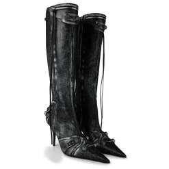 Balenciaga Cagole 90mm Boots in Black
