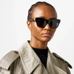 Balenciaga Cat Eye Sunglasses in Black