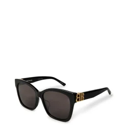 Balenciaga Dynasty Square Sunglasses in Black