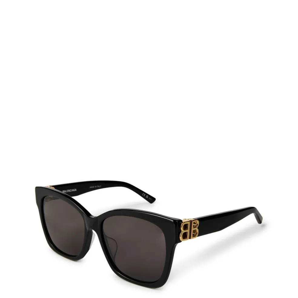 Balenciaga Dynasty Square Sunglasses in Black