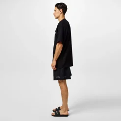 Balenciaga Logo Sliders in Black