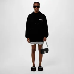 Balenciaga Political Campaign Hoodie in Black