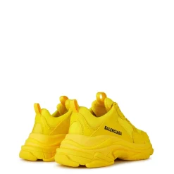 Balenciaga Trpls Chunky Heel Trainers in Yellow