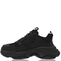 Balenciaga Unisex Childs Triple S Trainers in Black
