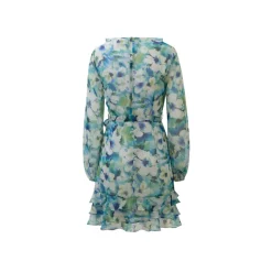 Bardot Triple Frill Drs in Blue