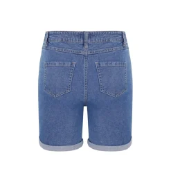 Be You Denim Bermuda Shorts in Blue