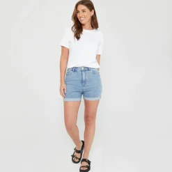 Be You Denim Jean Shorts in Blue