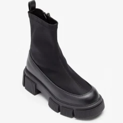 Be You Girls Chunky Boot in Black