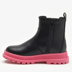 Be You Girls Chunky Sole Chelsea Boots in Black