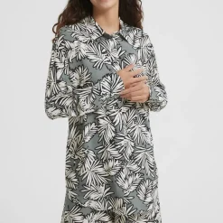 Be You Printed Shirt in Grey