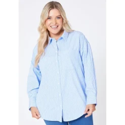 Be You Stripe Shirt in Blue