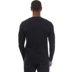 Belstaff Cotton Jersey Long Sleeve T-Shirt in inkwell