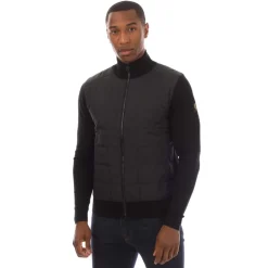 Belstaff Kelbrook Zip Cardigan in Black