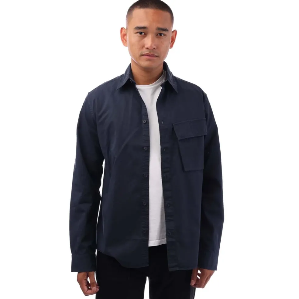 Belstaff Scale Shirt in Navy