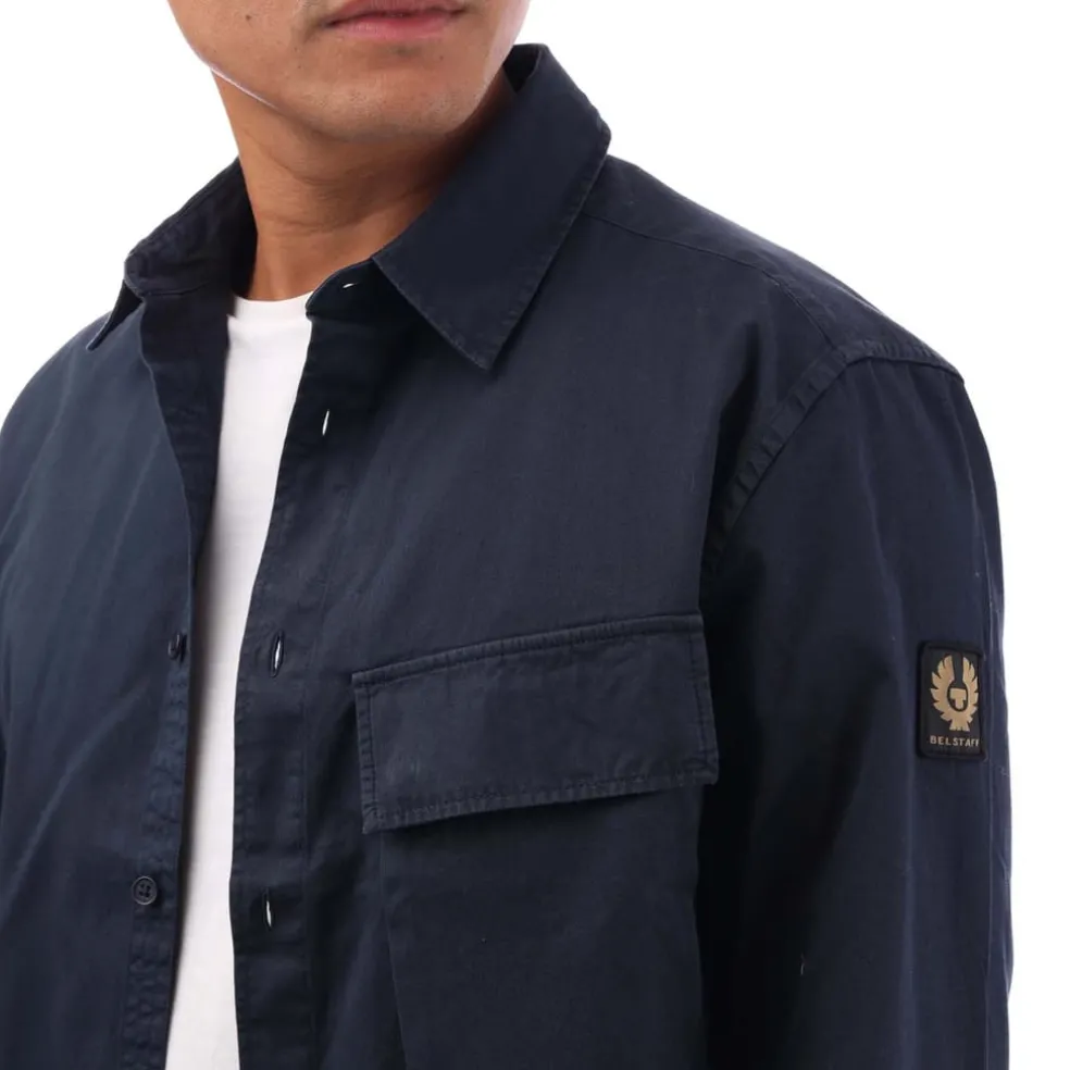 Belstaff Scale Shirt in Navy