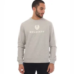 Belstaff Signature Crewneck Sweatshirt in Silver